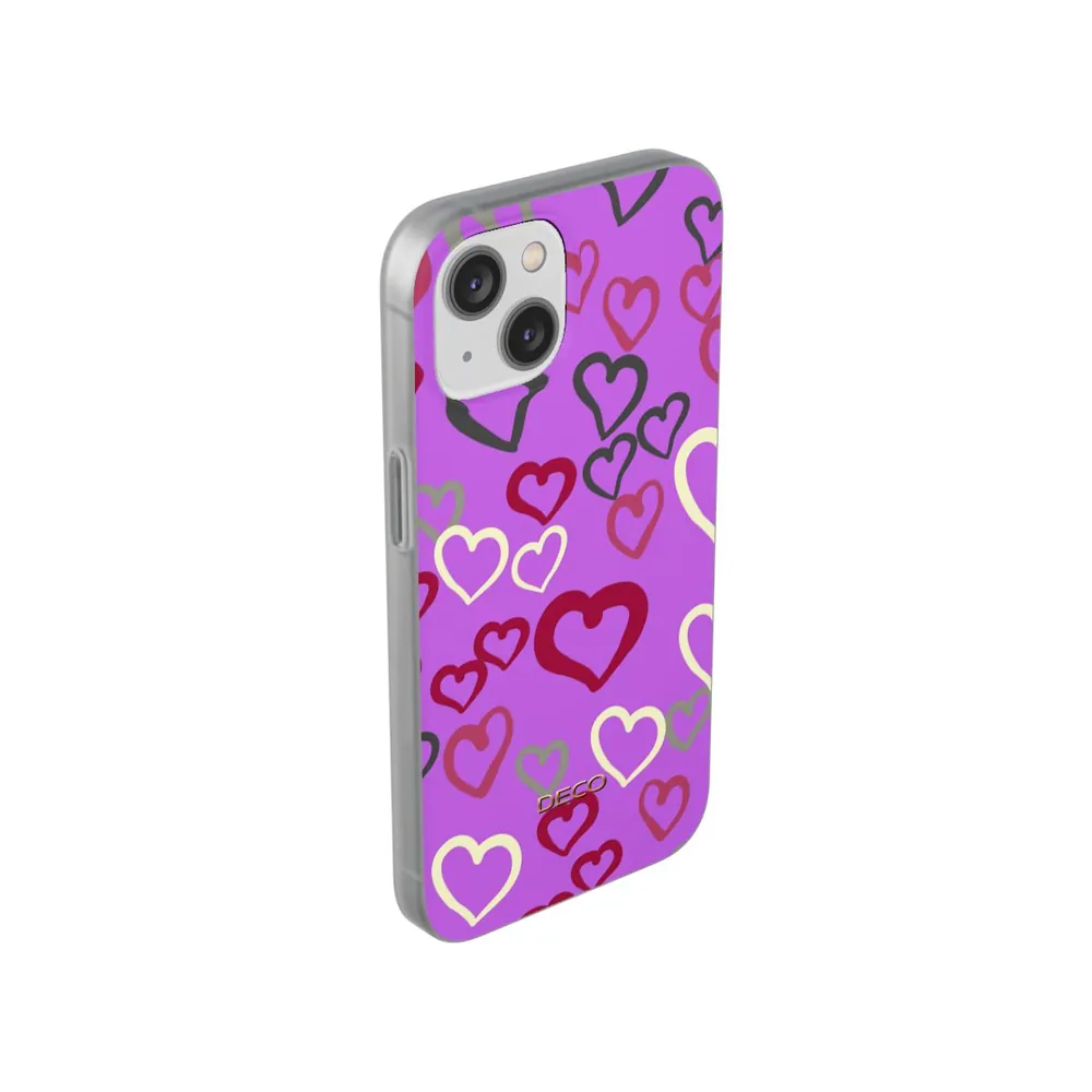 Painted Hearts Phone Case