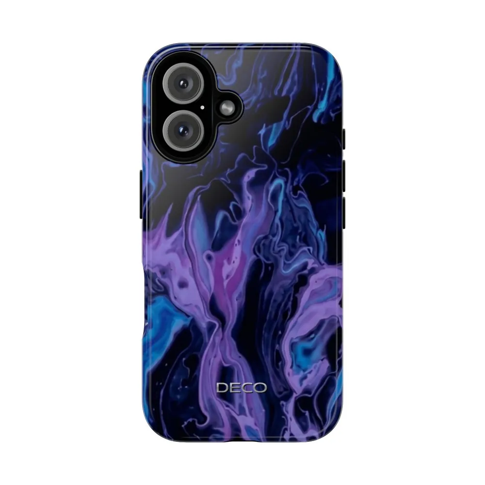 Deep Purple Swirl Tough Phone Case