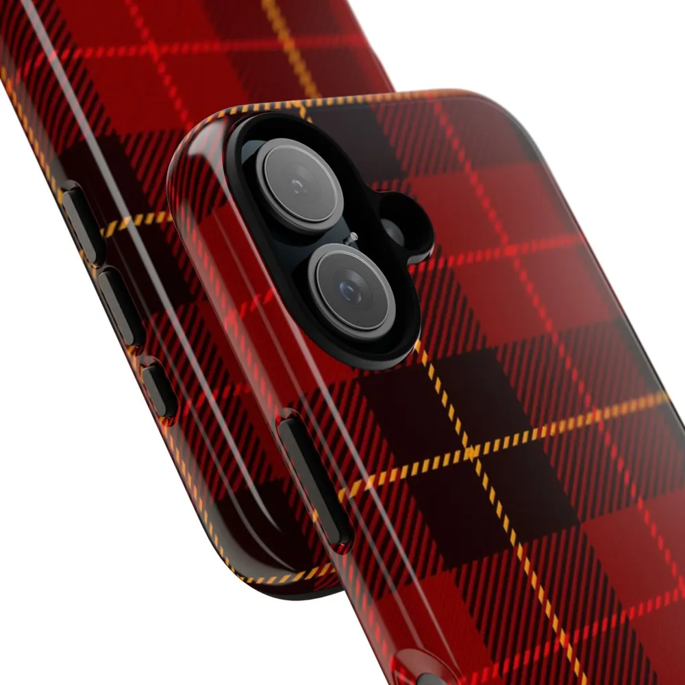 Classic Red Tartan Plaid Tough Phone Case