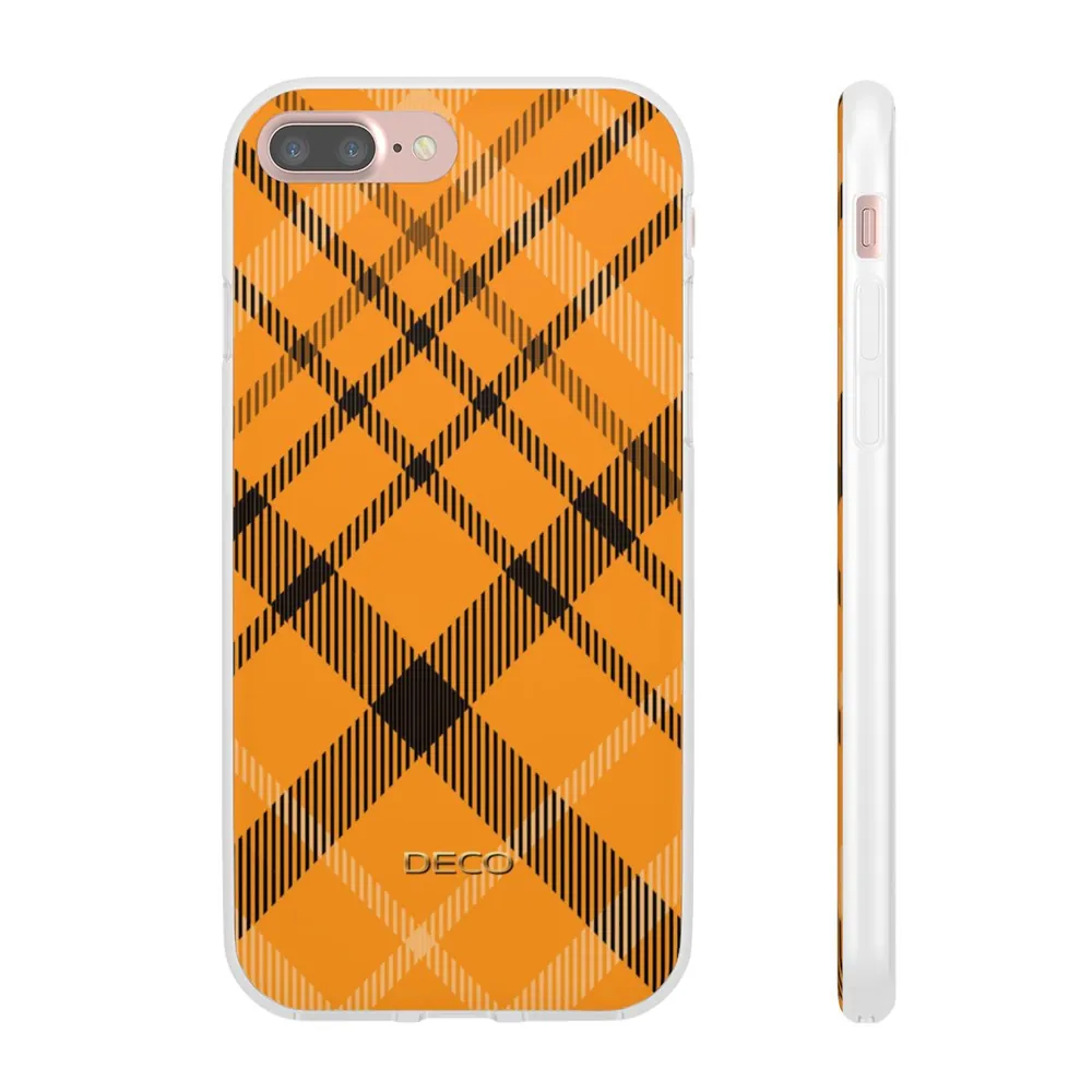 Yellow Ochre Tartan Plaid Phone Case
