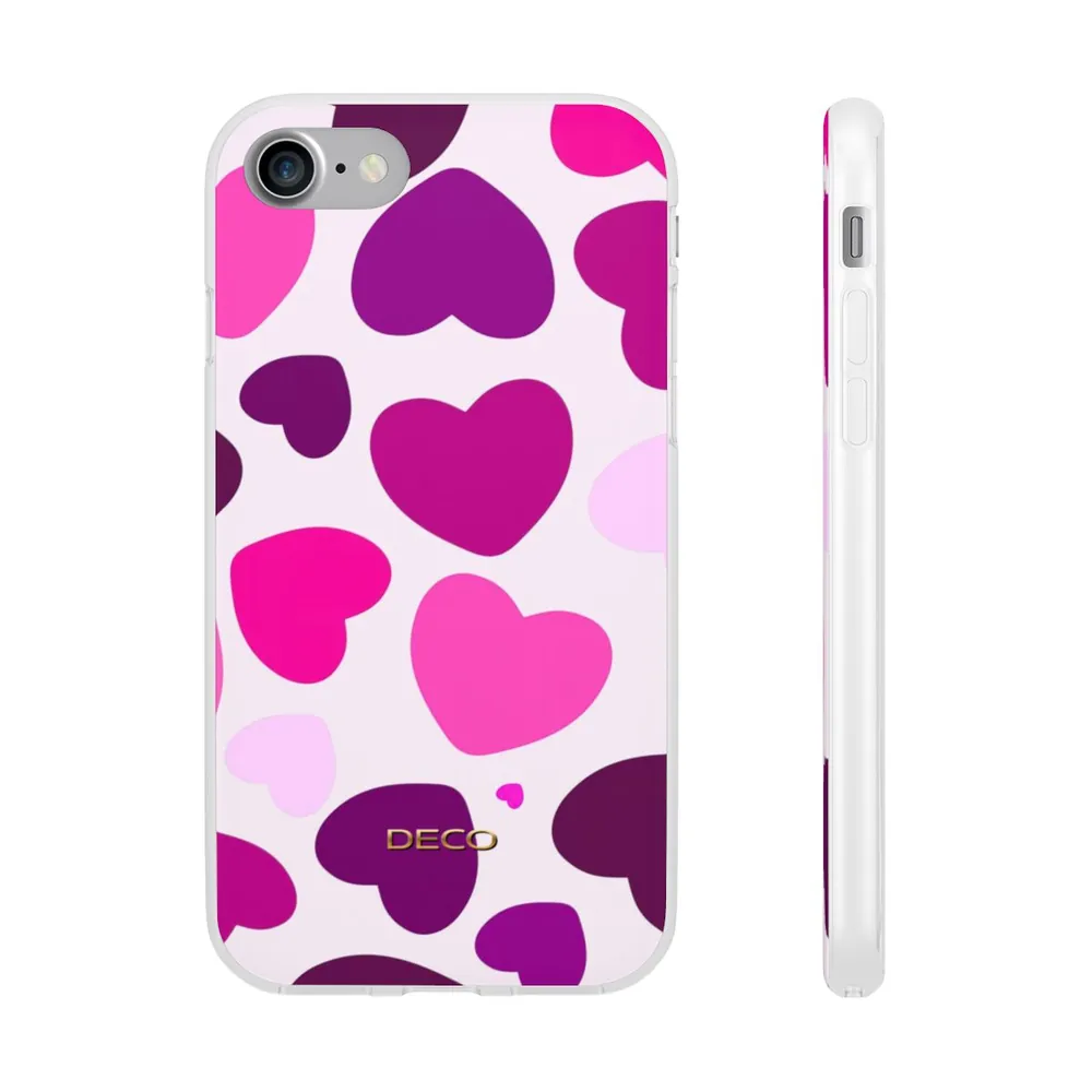 Pink Hearts Phone Case