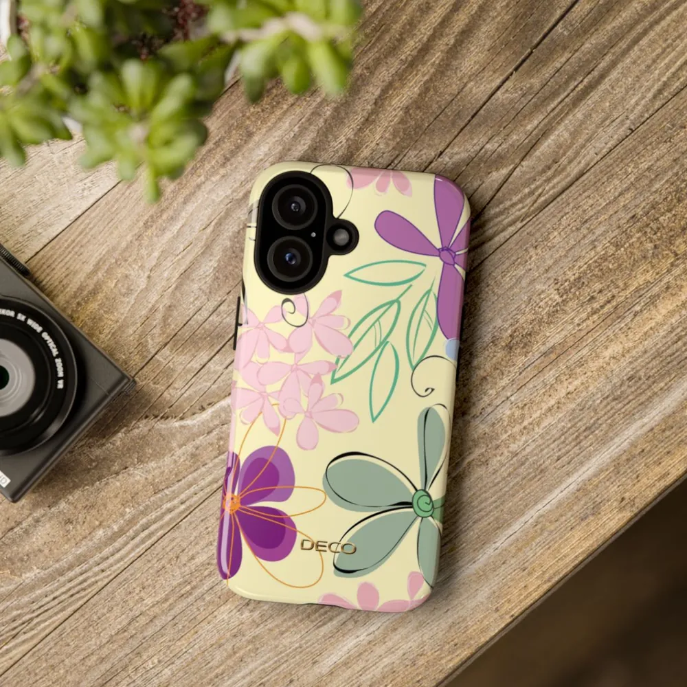 Whimsy Floral Tough Phone Case