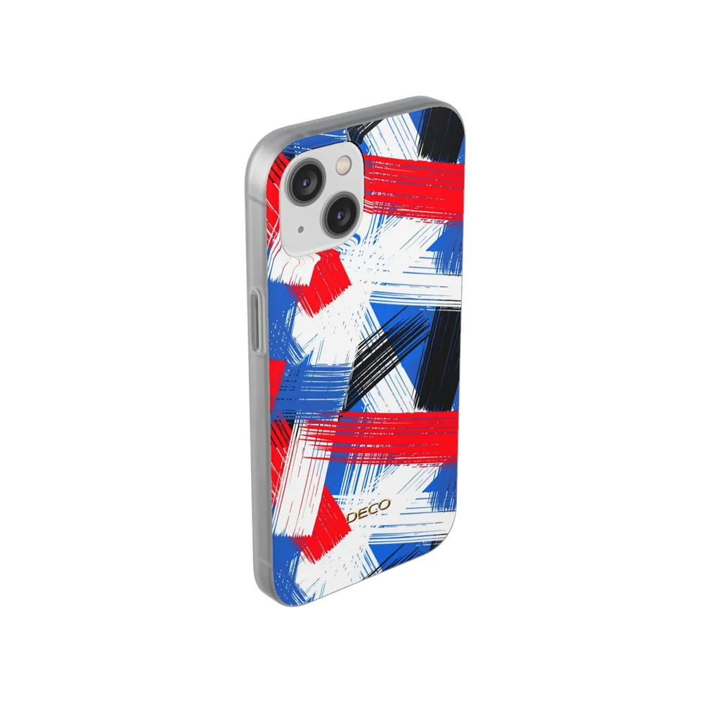 Brushstrokes Geometric Art Phone Case
