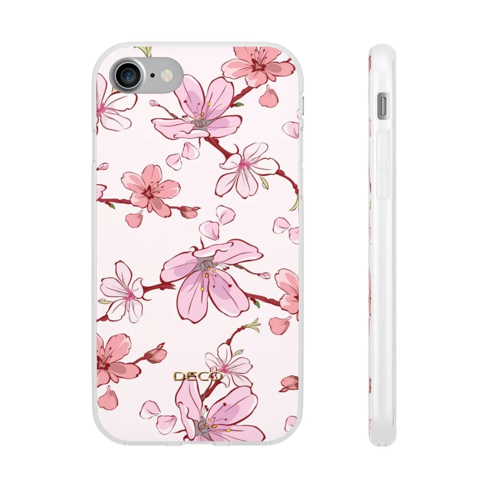 Pink Cherry Blossoms Floral Phone Case