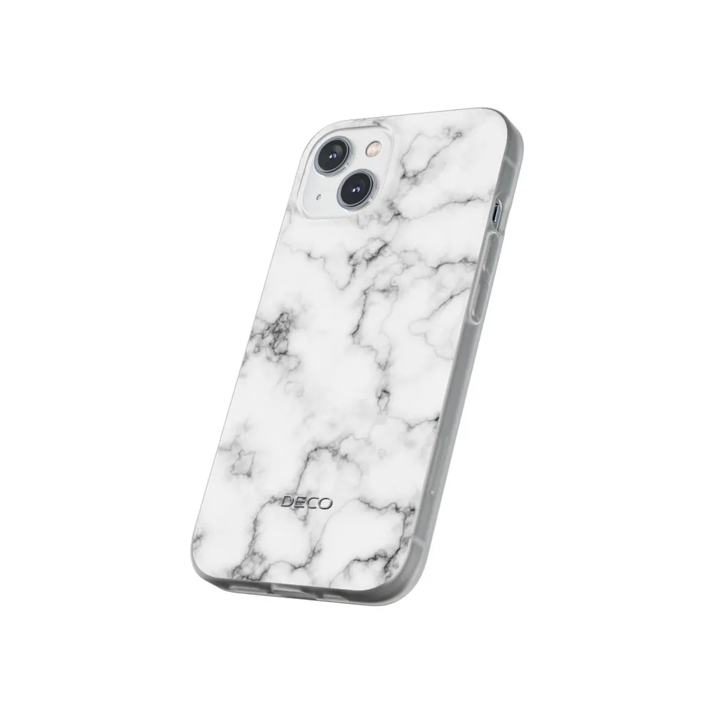 White & Black Marble Phone Case