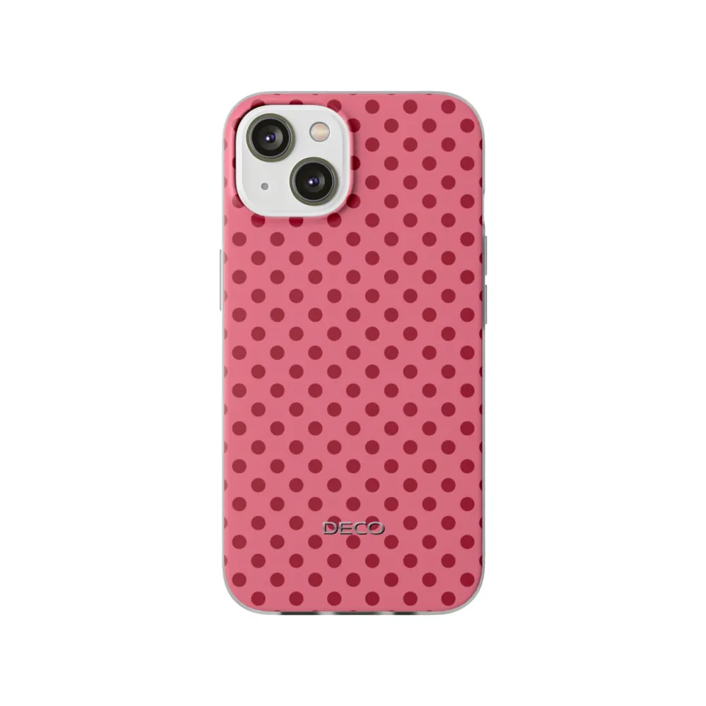 Pink & Red Polka Dots Phone Case