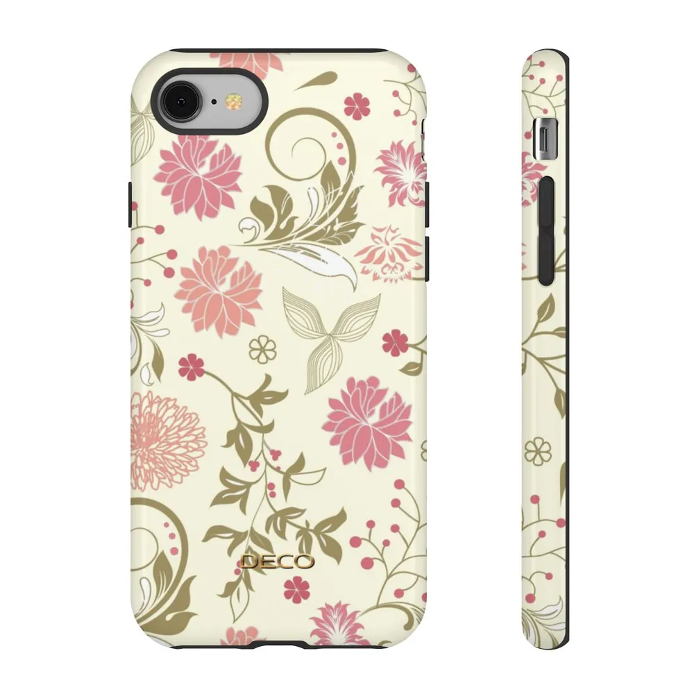 Vintage Delicate Floral Tough Phone Case