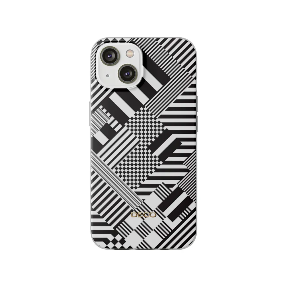 Black & White Geometric Phone Case