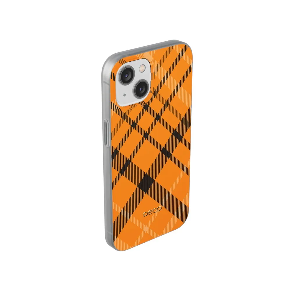 Yellow Ochre Tartan Plaid Phone Case