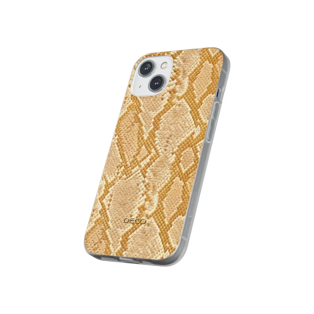 Albino Python Snake Skin Phone Case