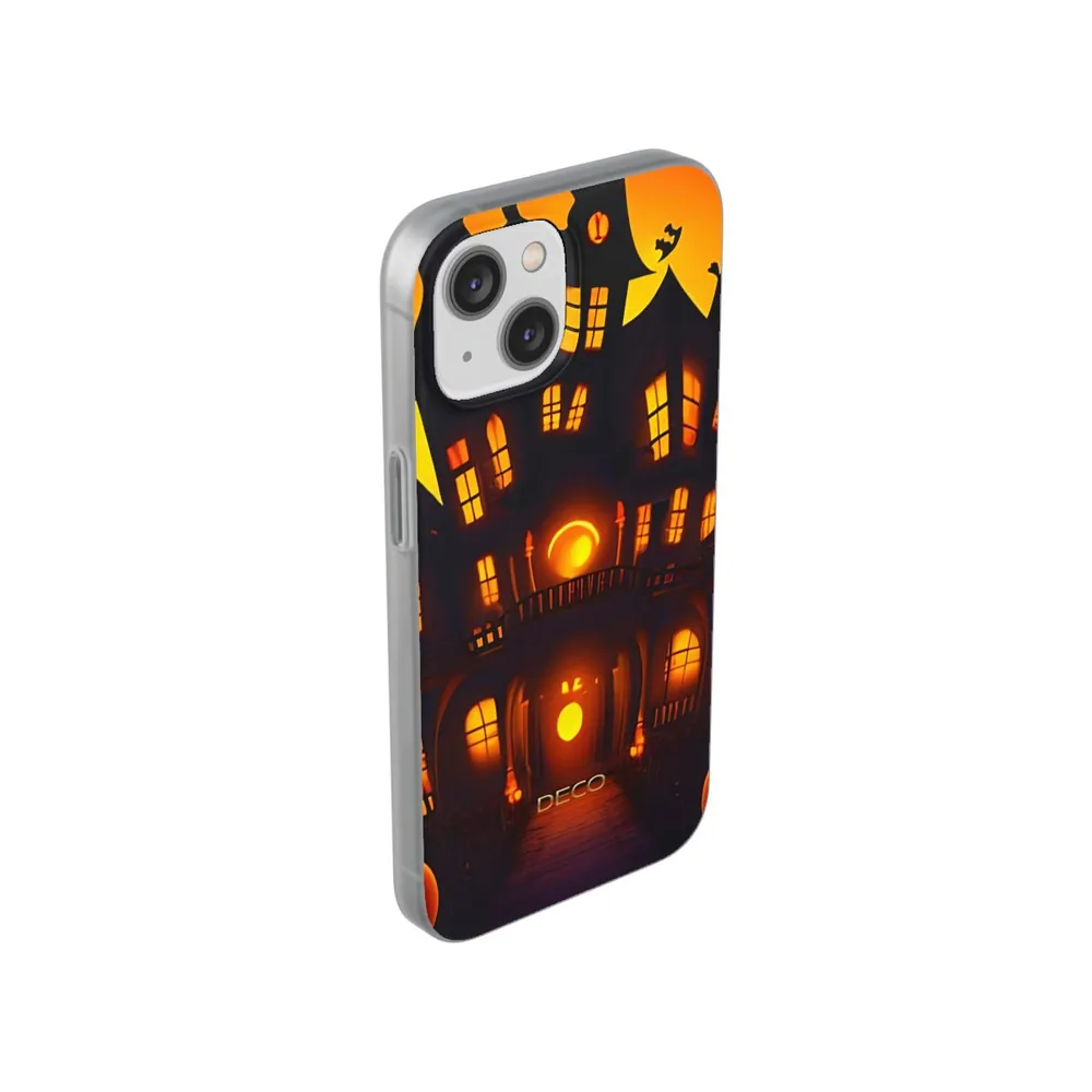 Bizarro Haunted House Spooky Halloween Phone Case