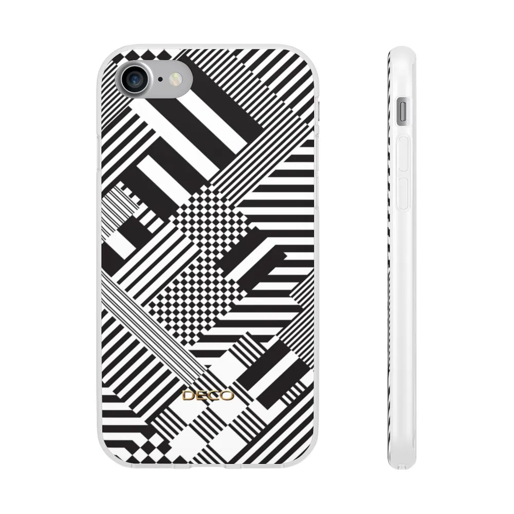 Black & White Geometric Phone Case