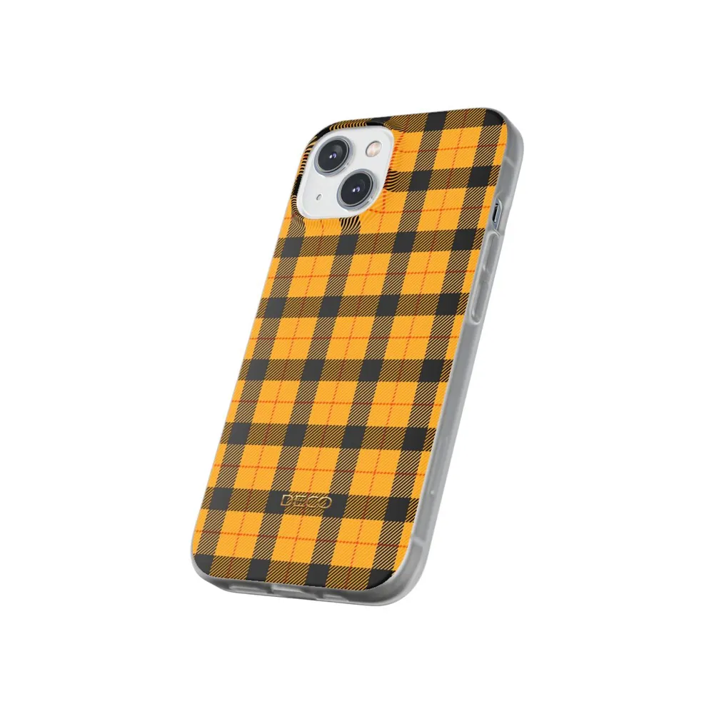 Yellow Gingham Tartan Plaid Phone Case