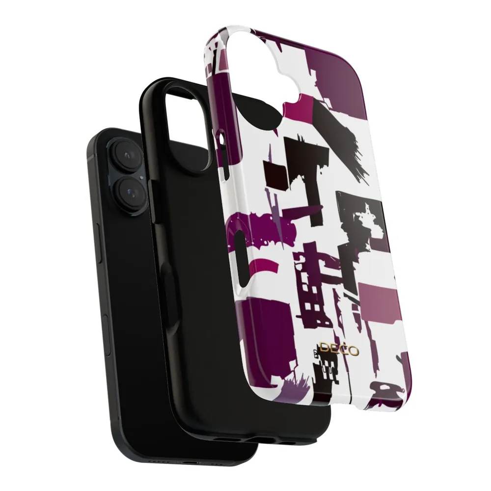 Distressed Geometric Grunge Tough Phone Case