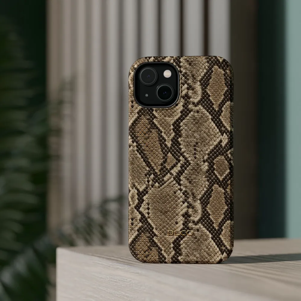 Python Snake Skin MagSafe Impact-Resistant Phone Case