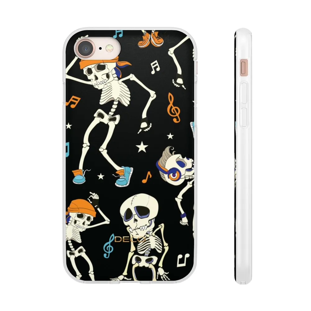 Dancing Skeletons Spooky Halloween Phone Case