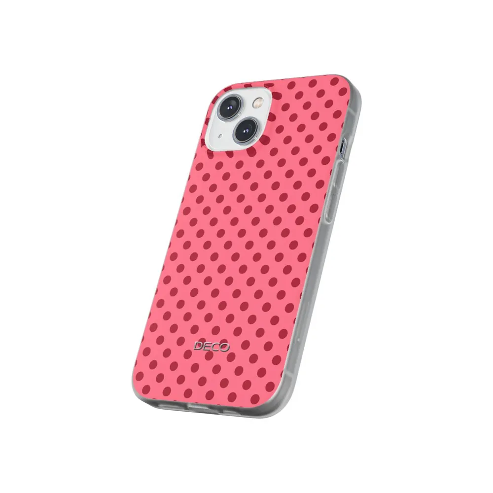 Pink & Red Polka Dots Phone Case