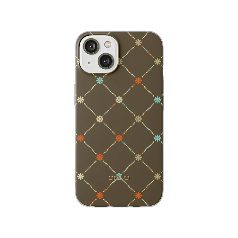Daisy Dots Plaid Phone Case