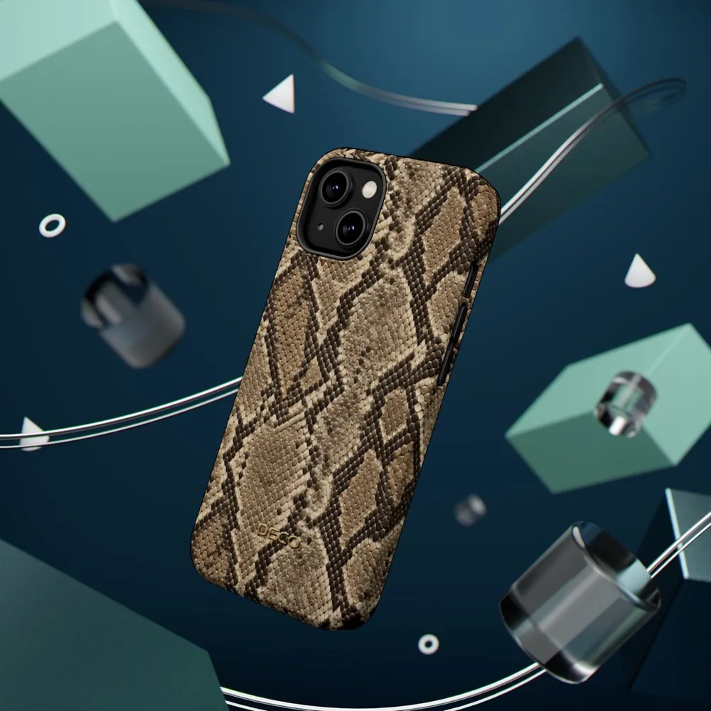 Python Snake Skin MagSafe Impact-Resistant Phone Case
