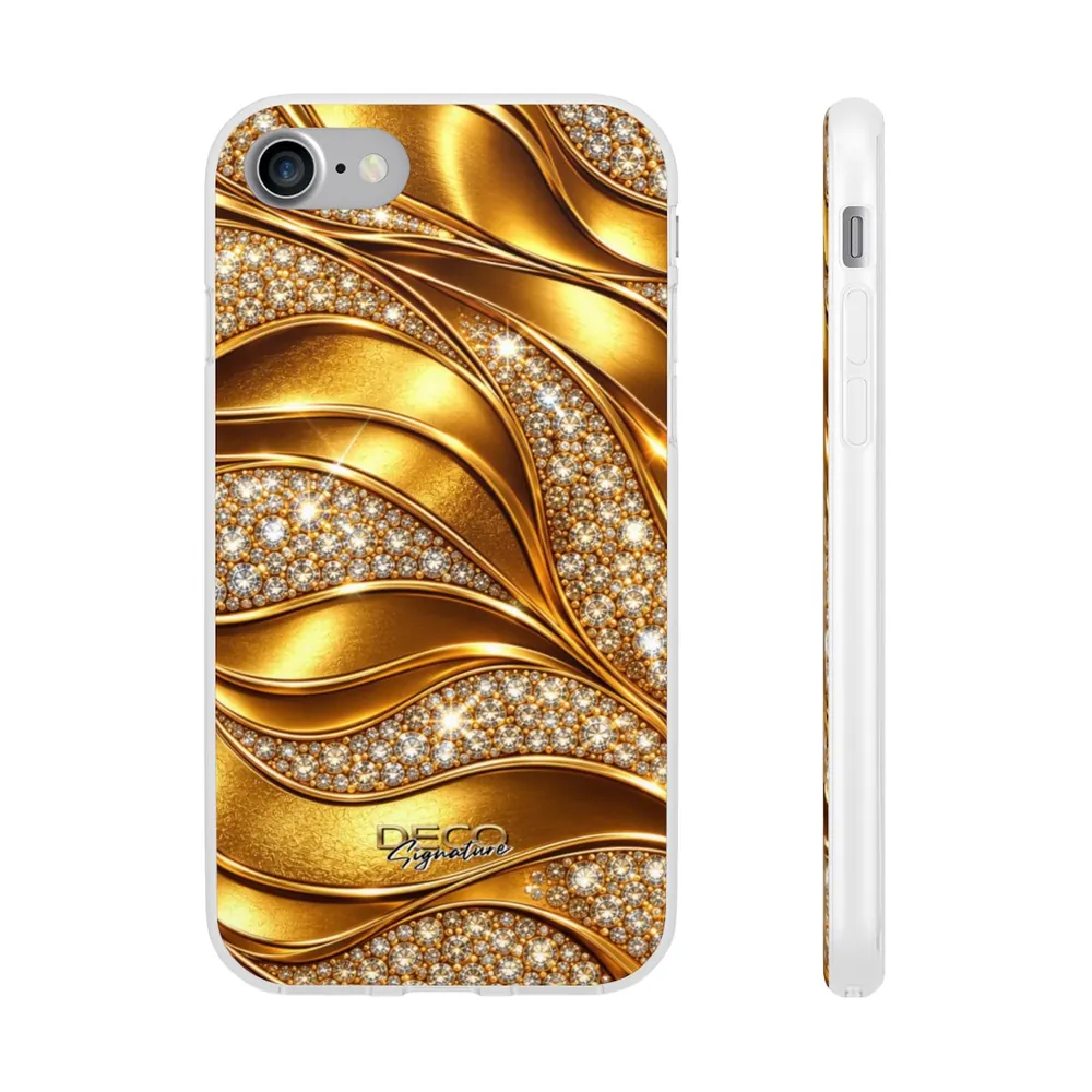 Luxury Gold & Diamonds DECO Signature Phone Case