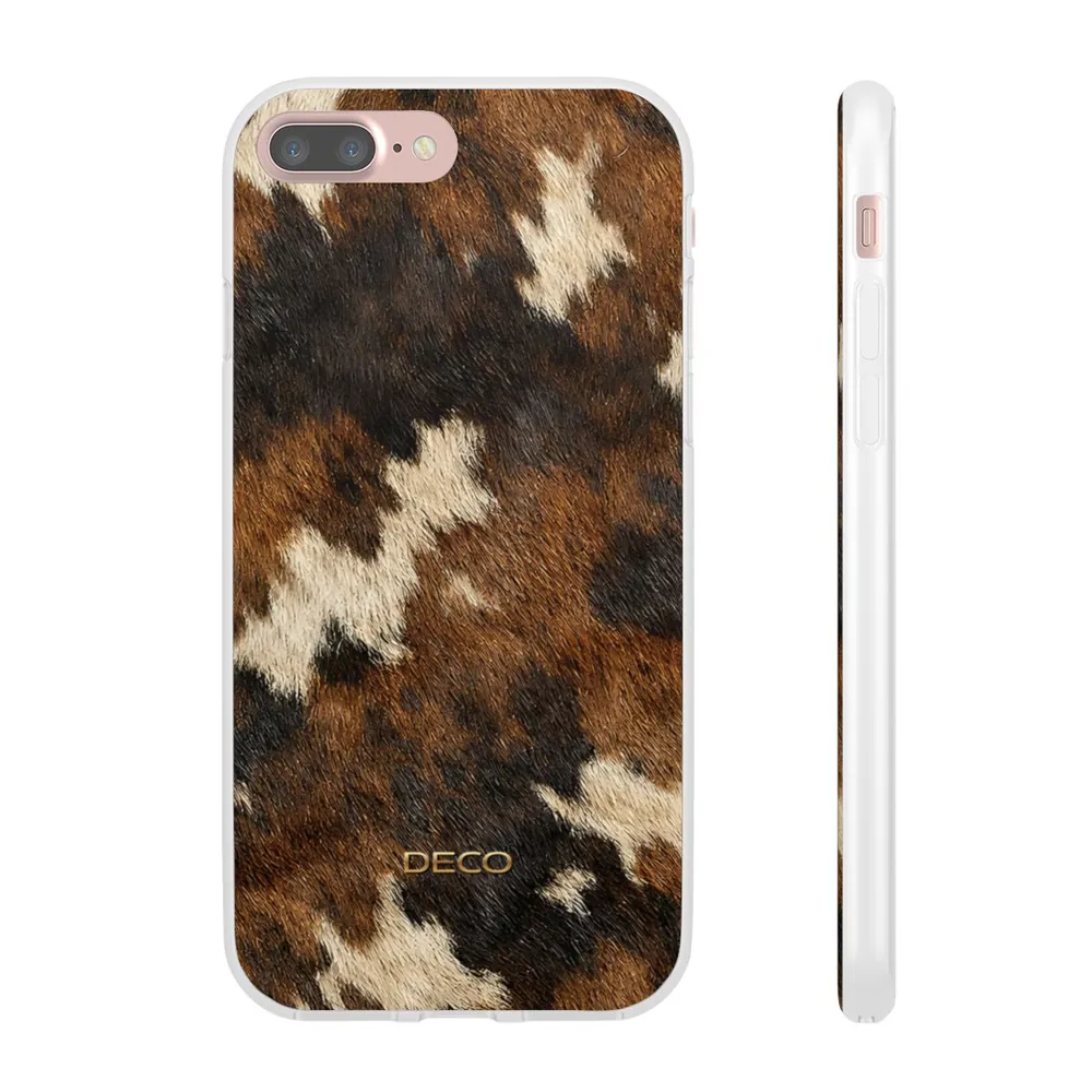 Cowhide Western Skin Phone Case