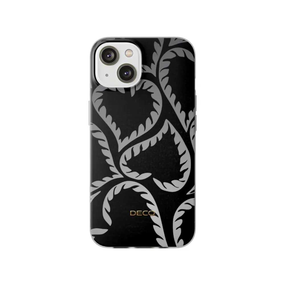 Black Velvet Hearts Phone Case