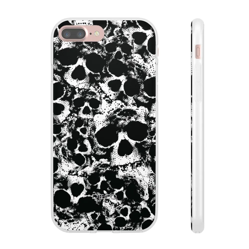 Boneyard Skulls Spooky Halloween Phone Case
