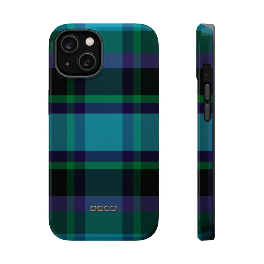 Uniform Plaid MagSafe Impact-Resistant Phone Case