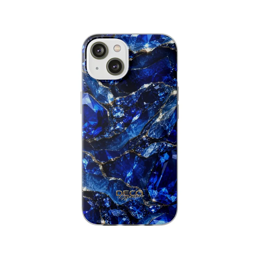 Luxury Sparkling Sapphire DECO Signature Phone Case