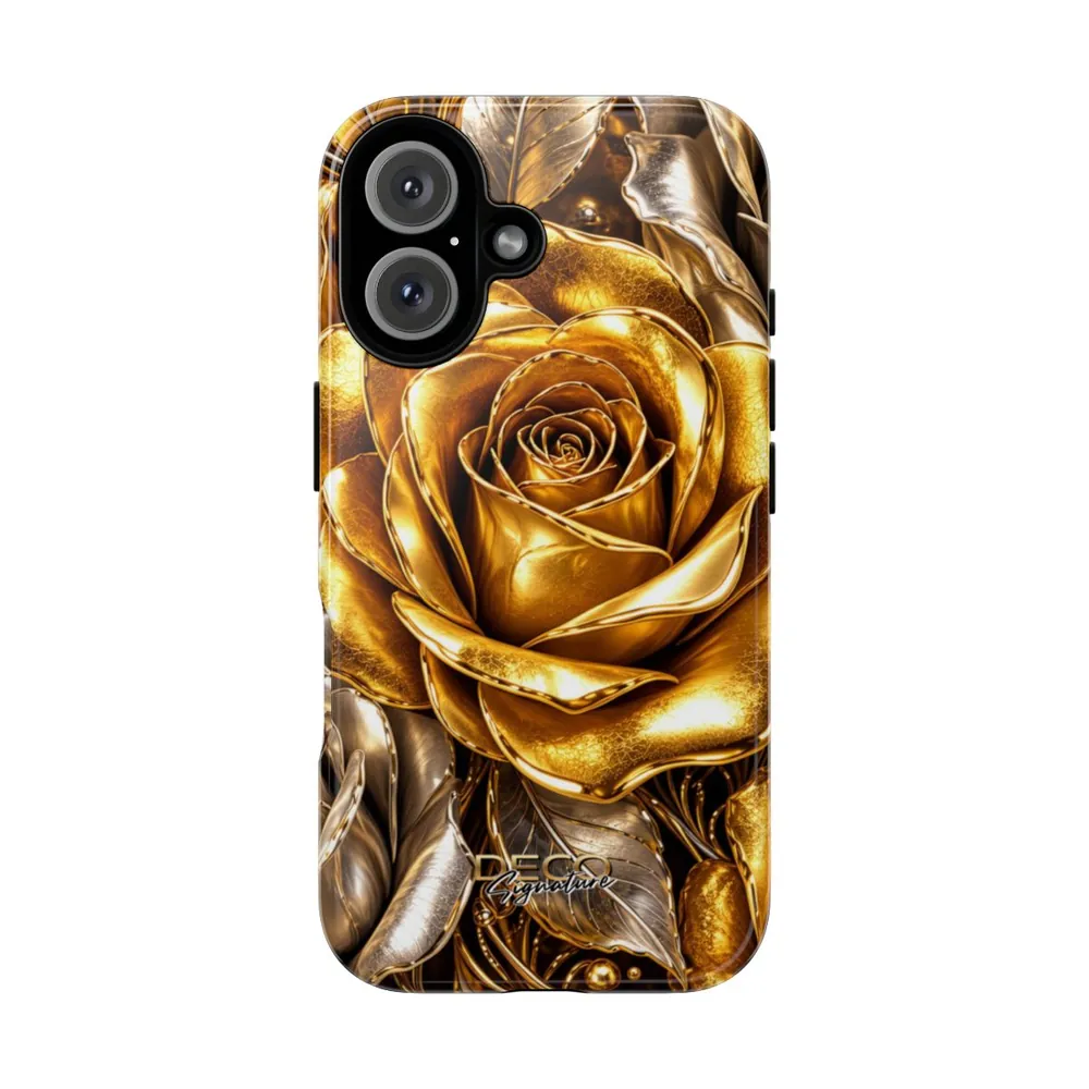 Luxury Gold Roses DECO Signature Tough Phone Case
