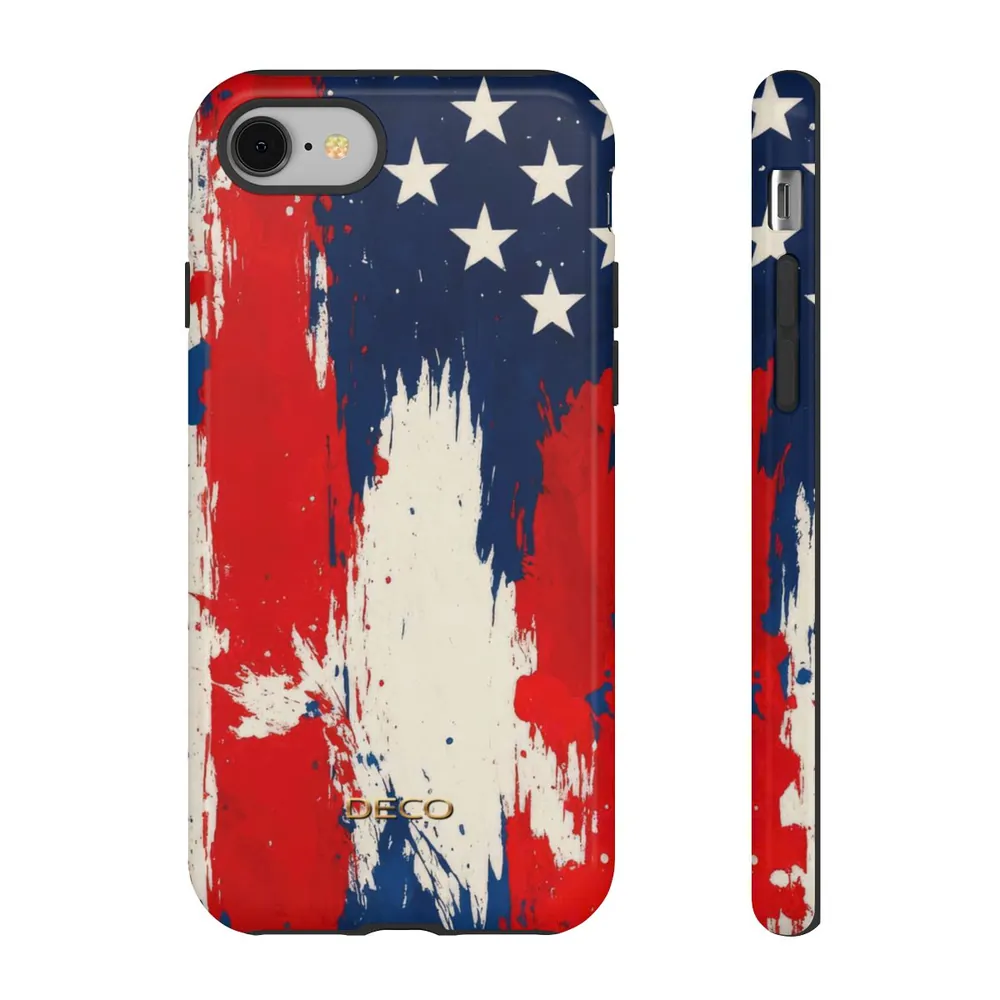 Splatter Paint America Tough Phone Case