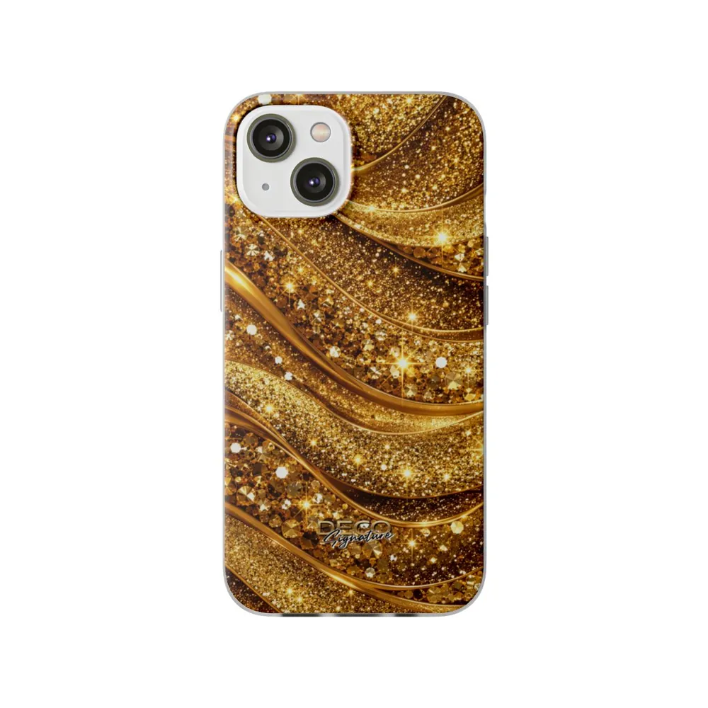 Luxury Gold Glitter Pop DECO Signature Phone Case