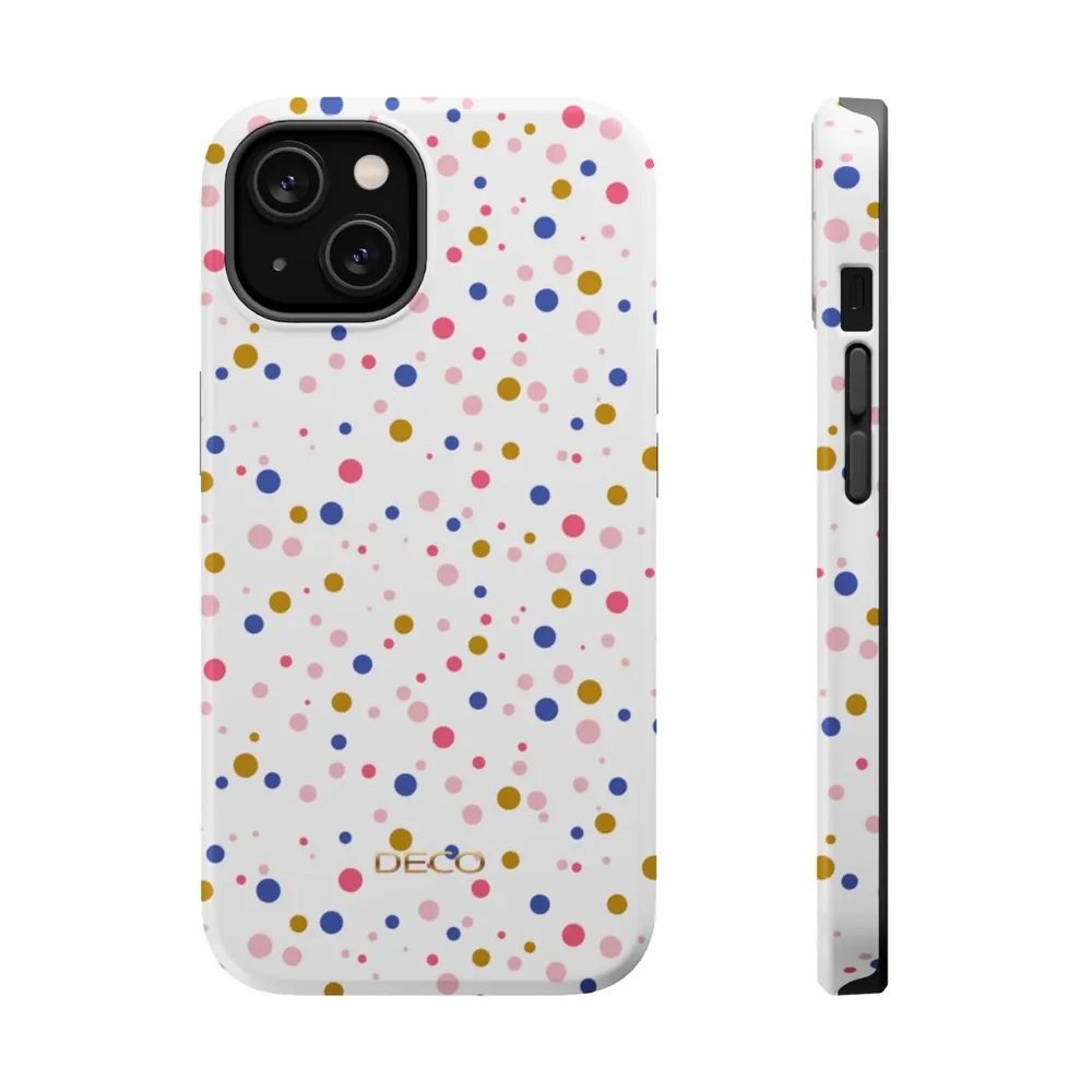 Random Dots MagSafe Impact-Resistant Phone Case