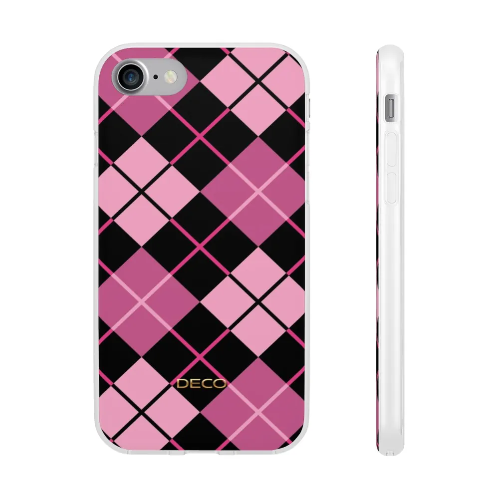 Pink Argyle Plaid Phone Case