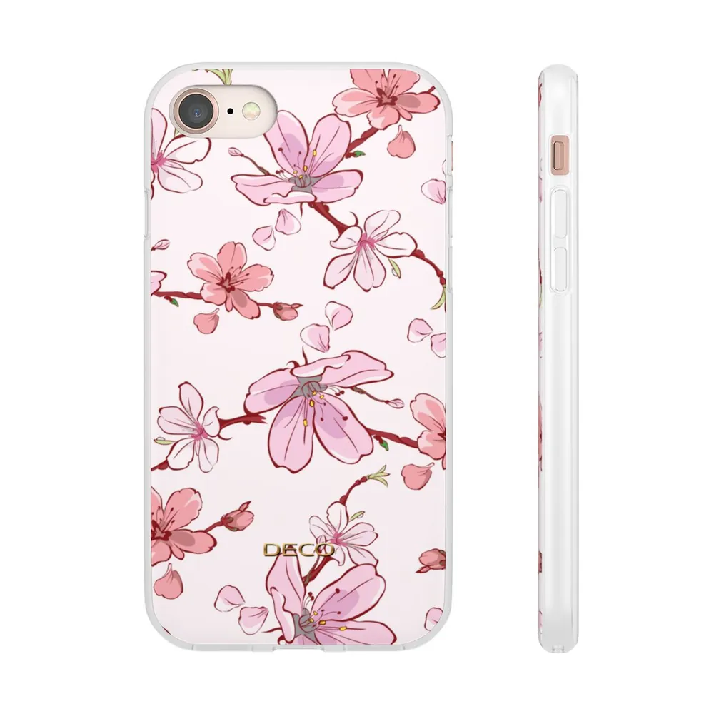 Pink Cherry Blossoms Floral Phone Case