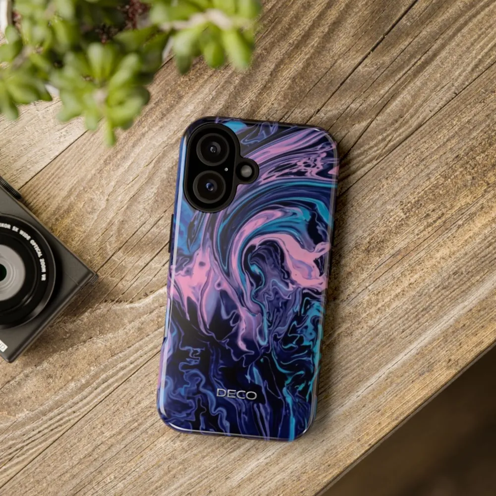 Pastel Rainbow Deep Swirl Tough Phone Case