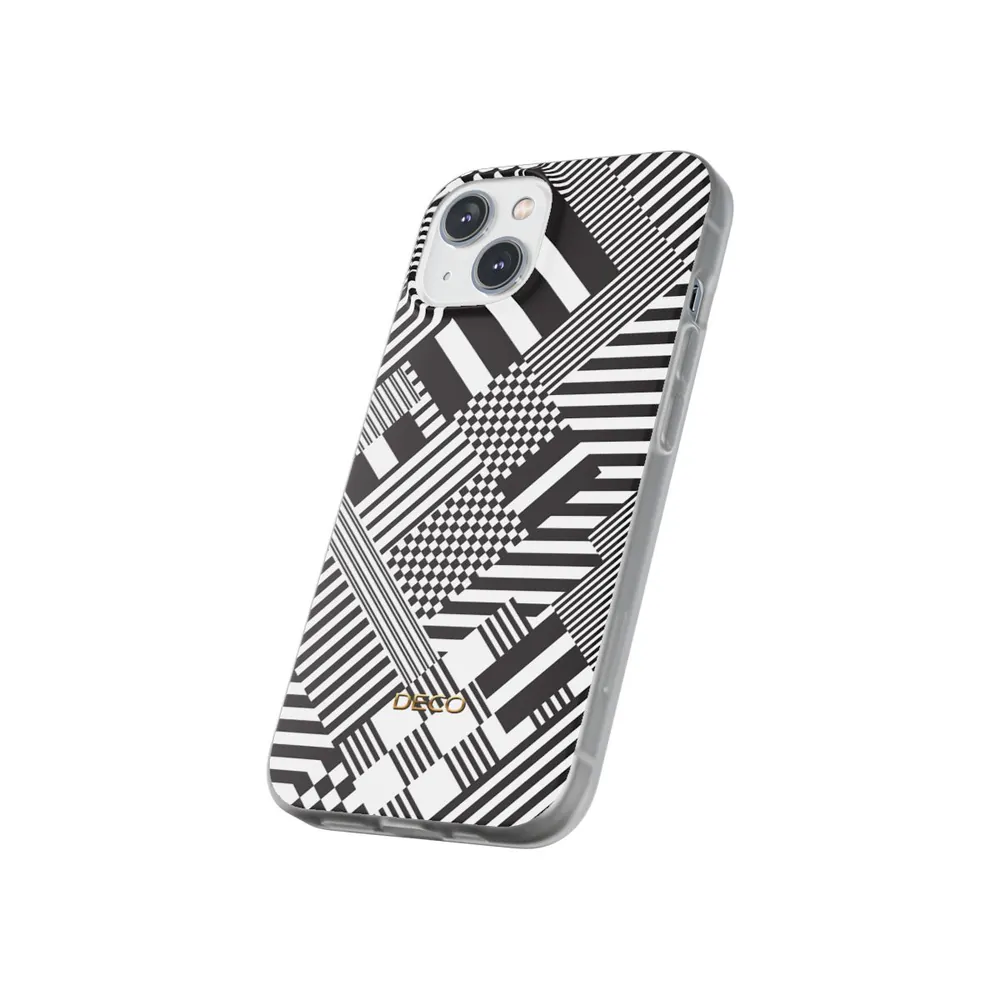 Black & White Geometric Phone Case