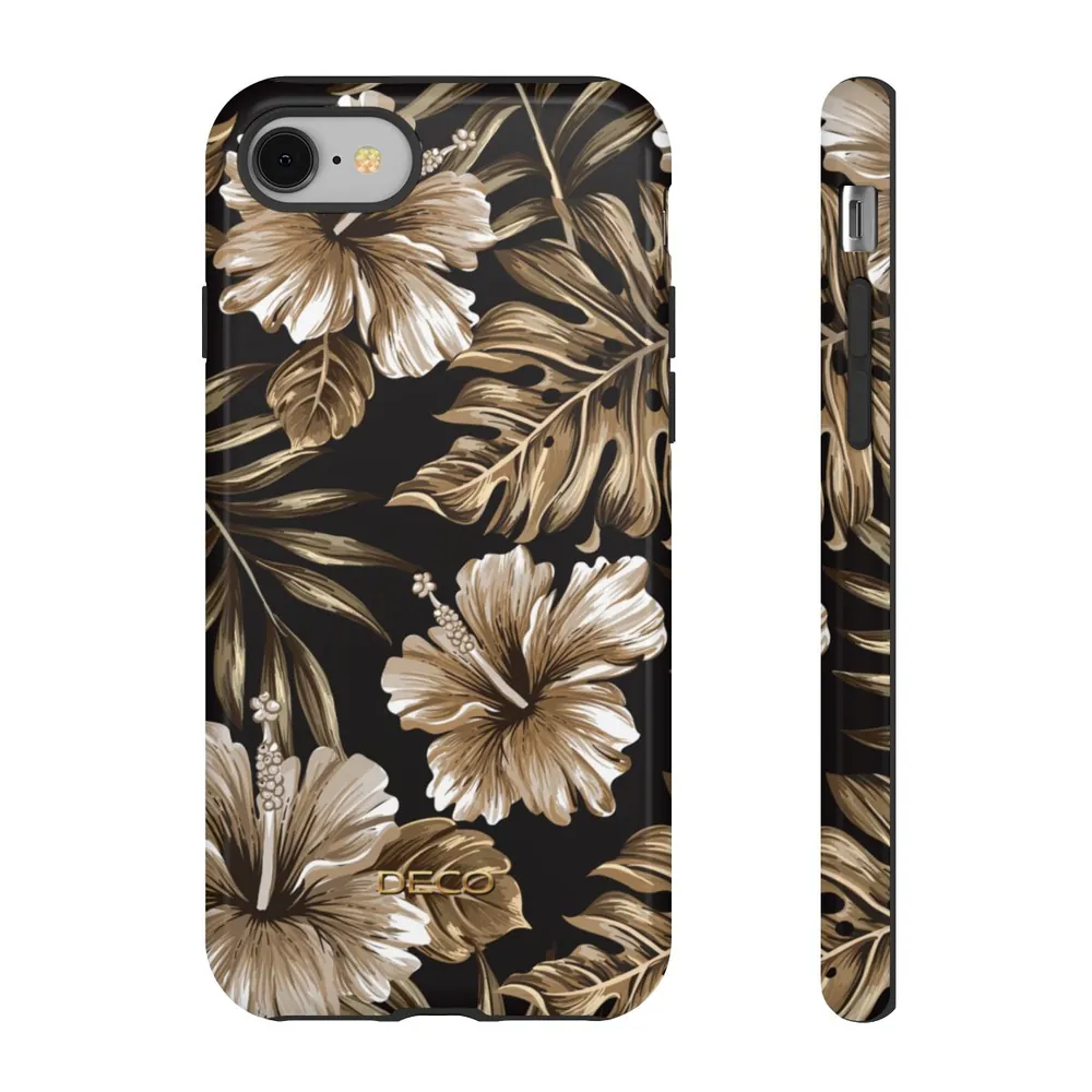 Deep Tropical Floral Tough Phone Case