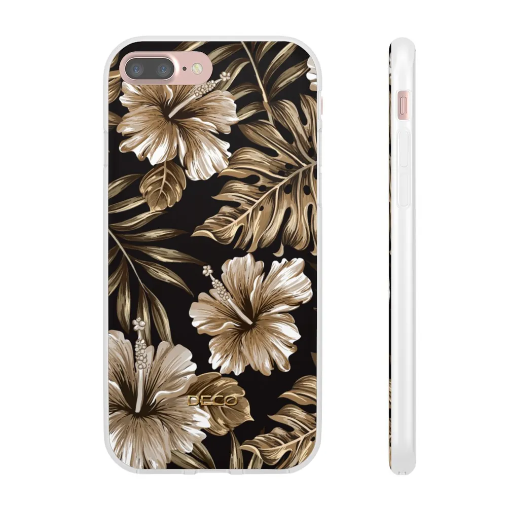 Deep Tropical Floral Phone Case