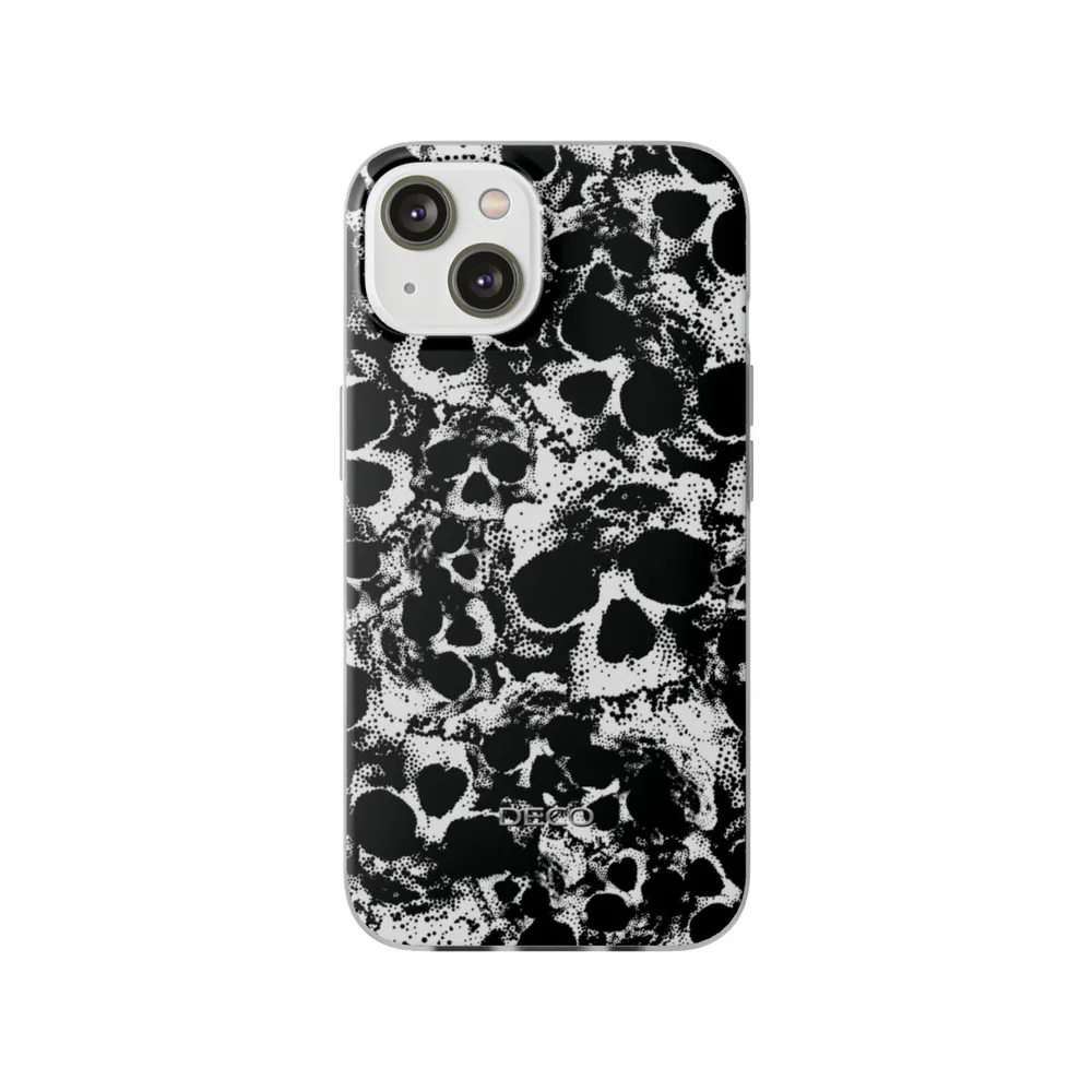 Boneyard Skulls Spooky Halloween Phone Case