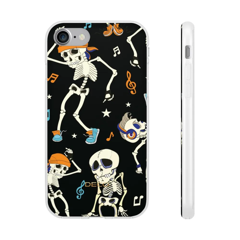 Dancing Skeletons Spooky Halloween Phone Case
