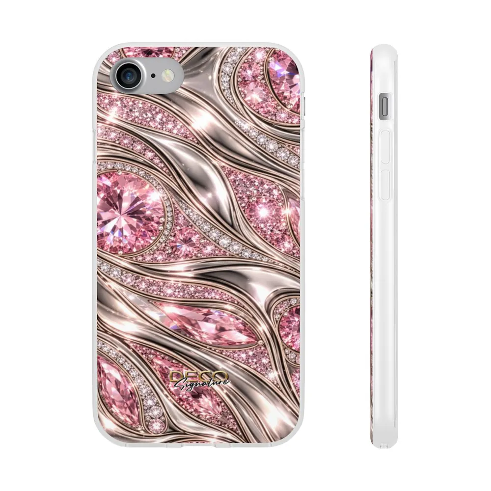 Luxury Gold & Pink Diamonds DECO Signature Phone Case