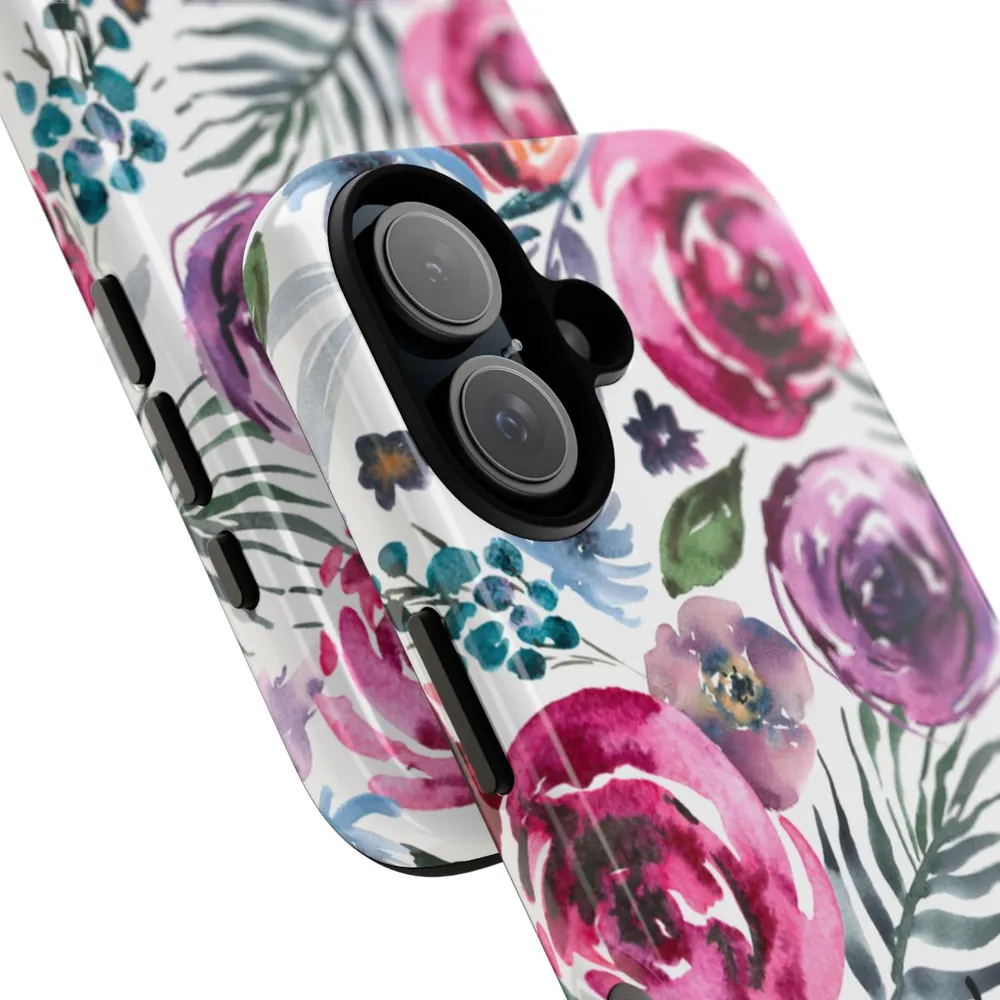 Watercolor Bouquet Floral Tough Phone Case