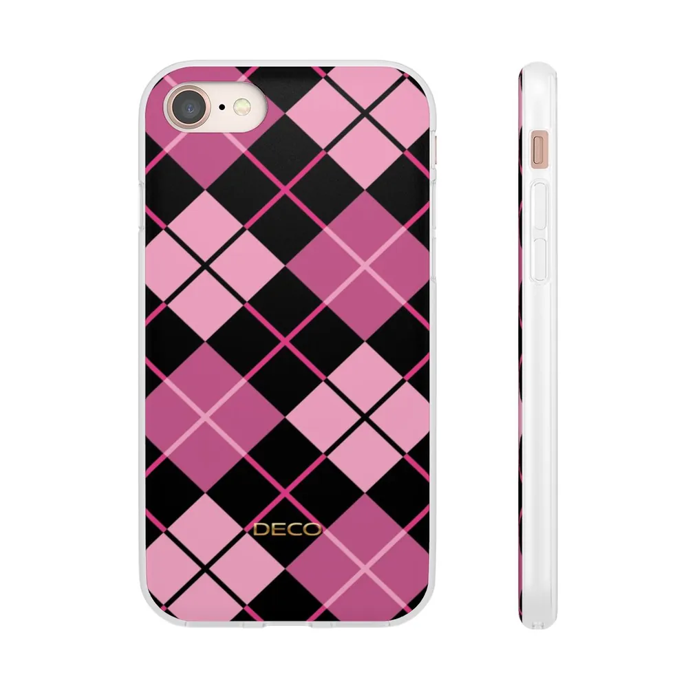 Pink Argyle Plaid Phone Case