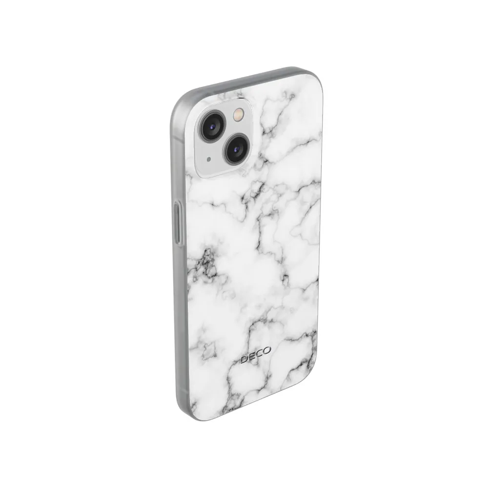 White & Black Marble Phone Case
