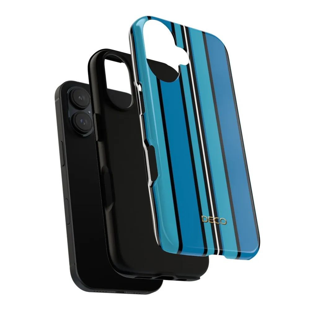 Blue Stripes Tough Phone Case