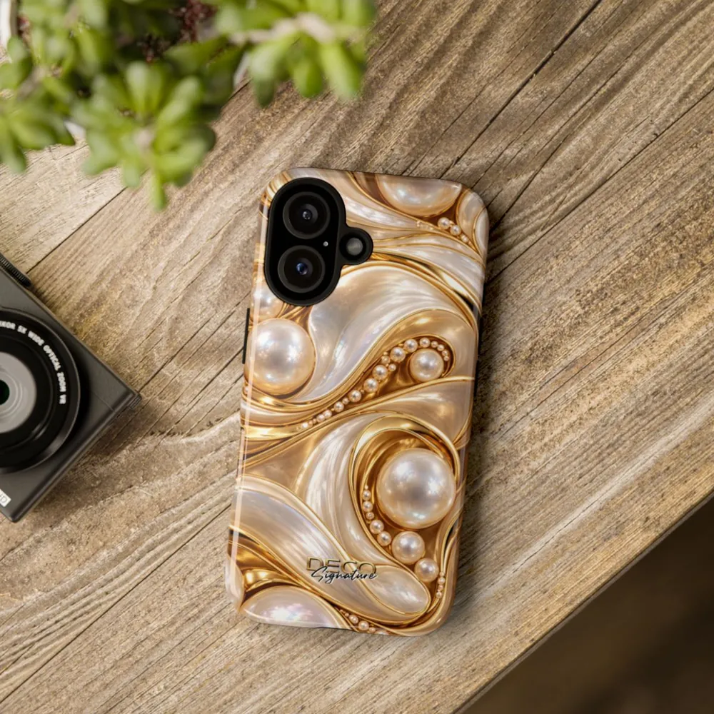 Luxury Pearl DECO Signature Tough Phone Case