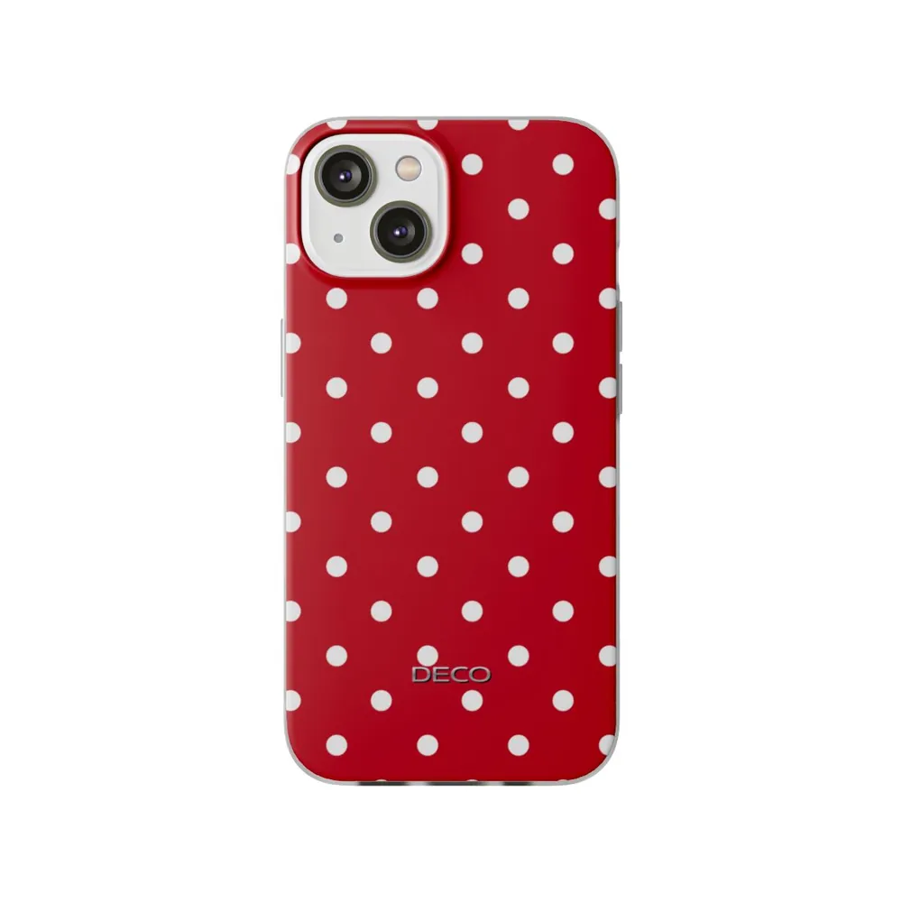 Red & White Polka Dots Phone Case