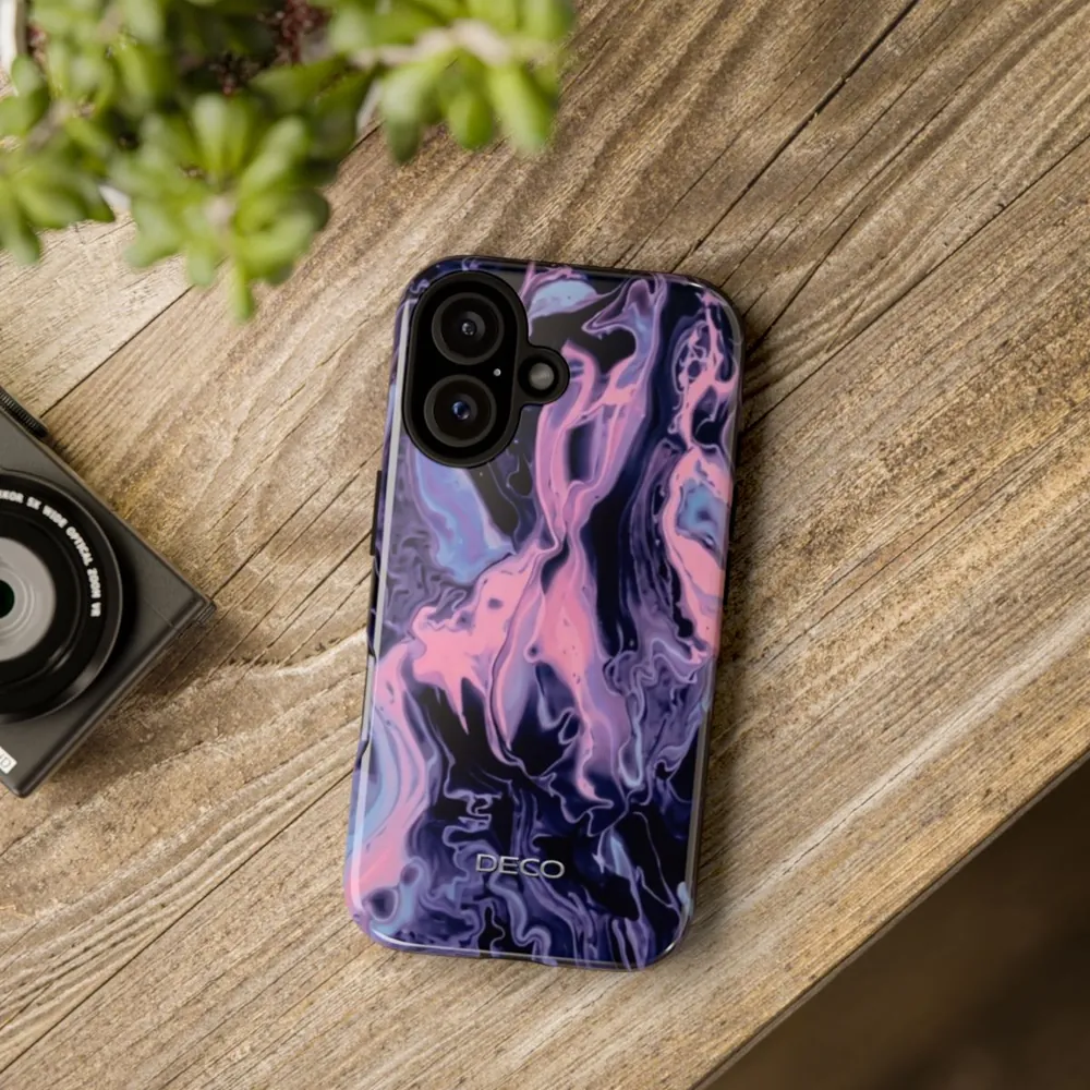Pastel Contrast Swirl Tough Phone Case