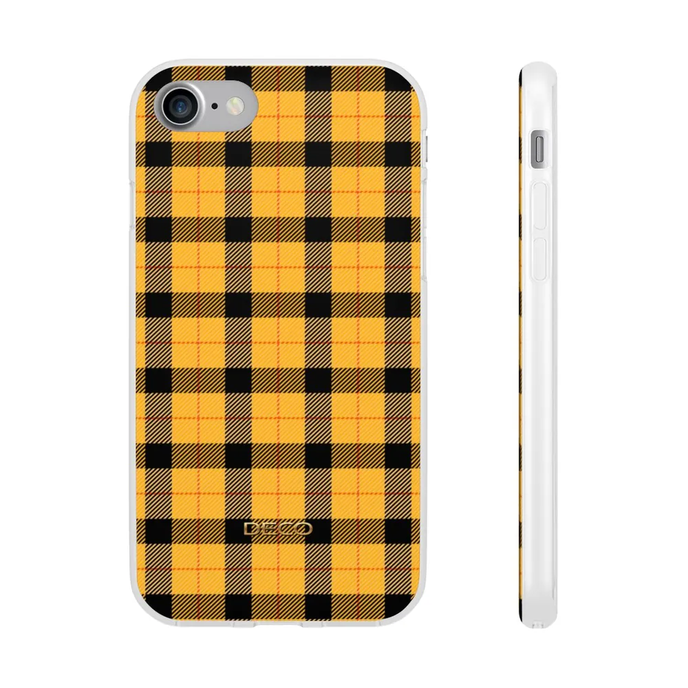 Yellow Gingham Tartan Plaid Phone Case